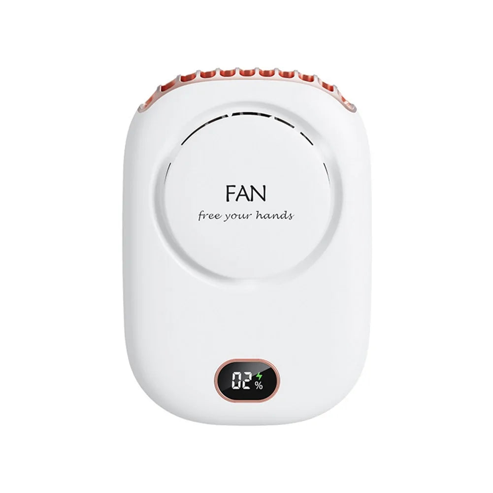 Stay Cool Anywhere with the Stylish Mini Portable Bladeless Neck Fan