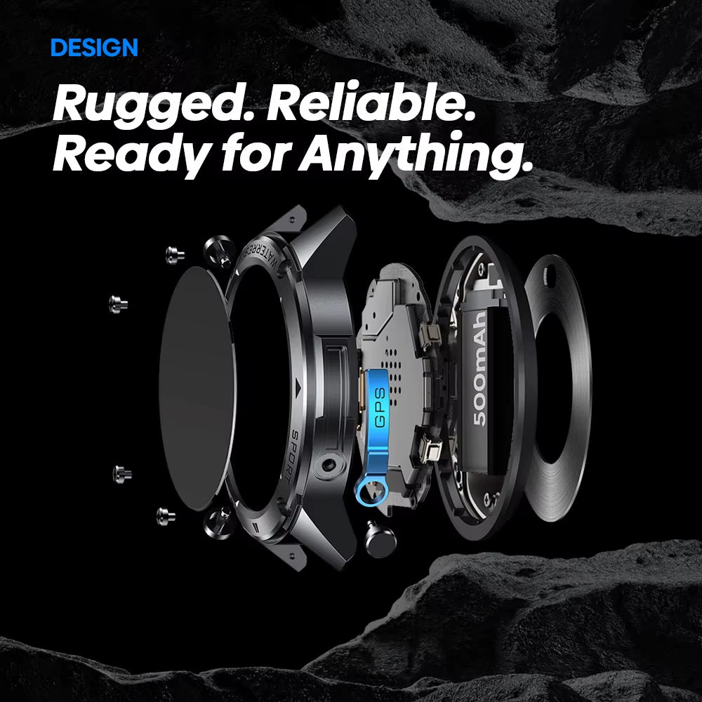 Discover the Stratos 2 Ultra GPS Smart Watch: Your Ultimate Outdoor Companion with Built-In Compass, Barometric Altimeter, and Voice Calling - 10 ATM Water-Resistant!