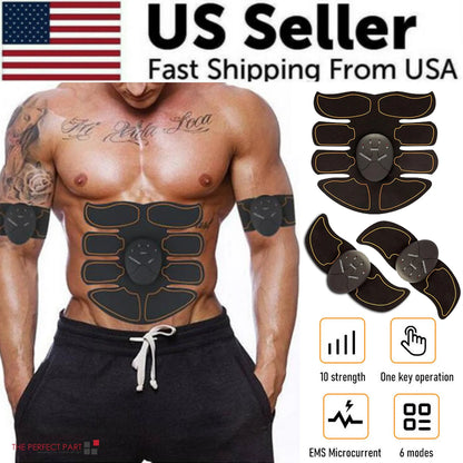 Revolutionary EMS Abdominal Muscle Toning Trainer - Achieve Your Dream Abs with Our Fitness Binder Gym Belt