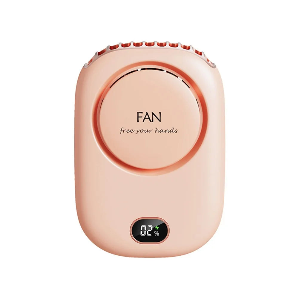 Stay Cool Anywhere with the Stylish Mini Portable Bladeless Neck Fan