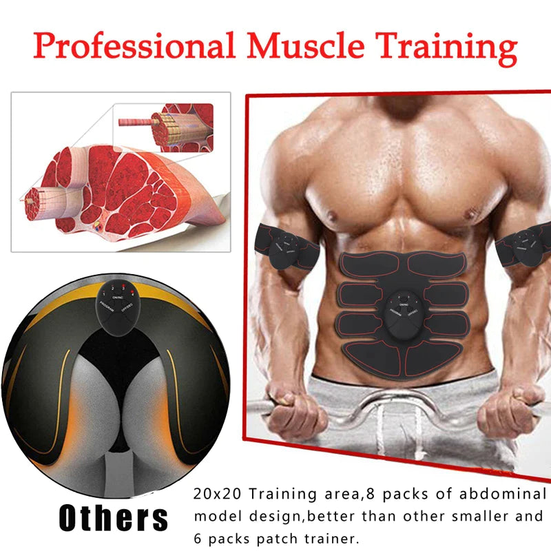 Revolutionary EMS Abdominal Muscle Toning Trainer - Achieve Your Dream Abs with Our Fitness Binder Gym Belt