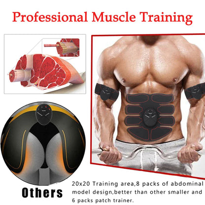 Revolutionary EMS Abdominal Muscle Toning Trainer - Achieve Your Dream Abs with Our Fitness Binder Gym Belt