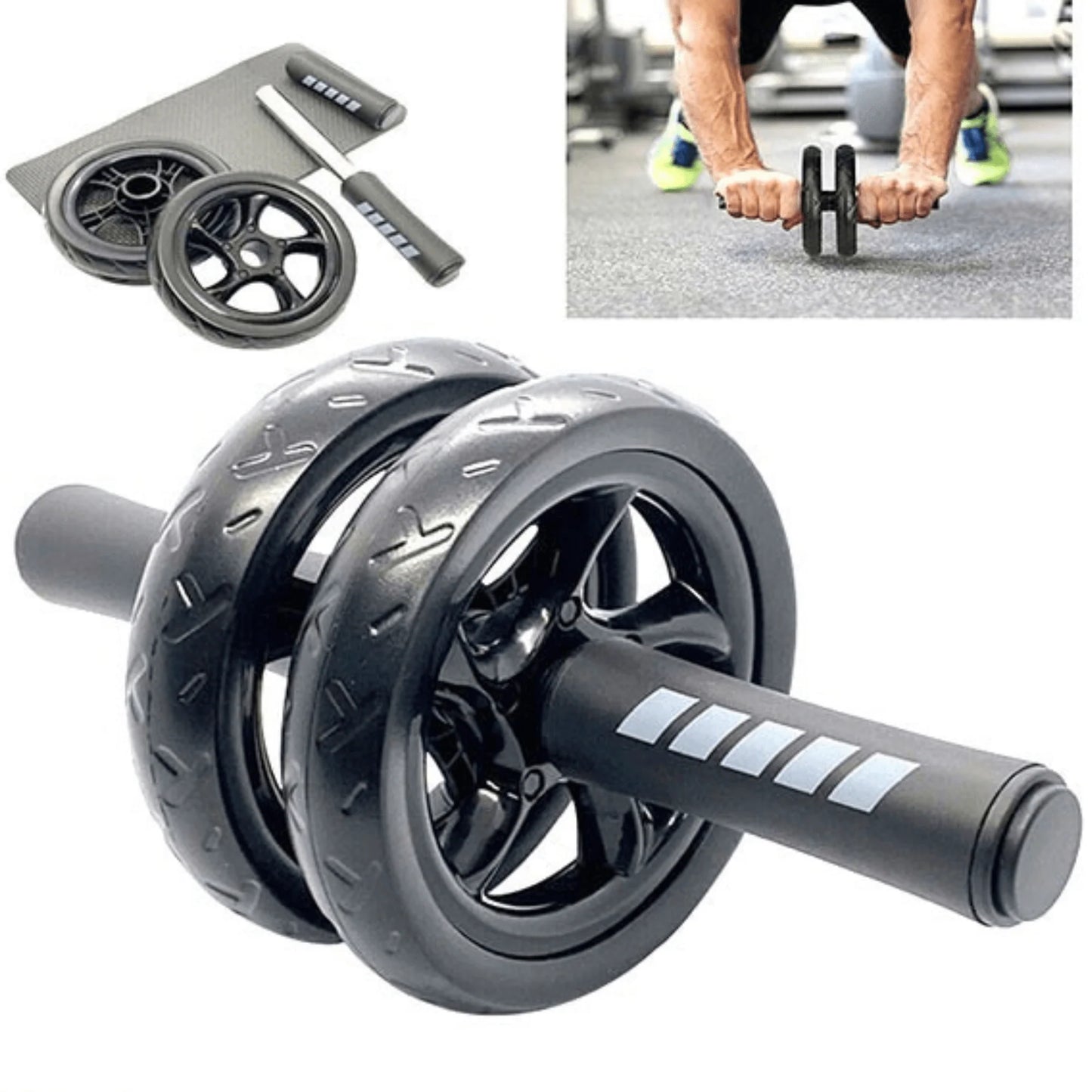 Transform Your Core with the Jupitergear Ab Roller Wheel and Kneeling Pad – Ultimate Strength Training for All Fitness Levels