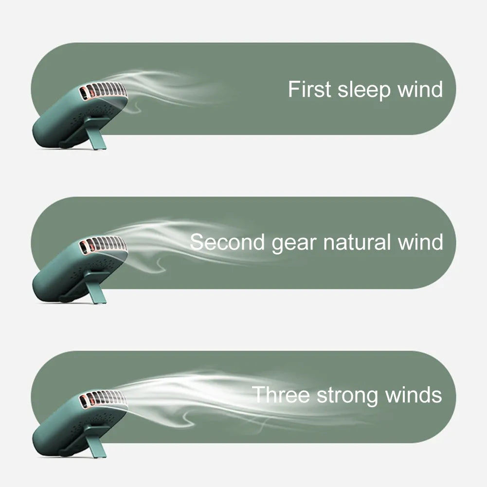 Stay Cool Anywhere with the Stylish Mini Portable Bladeless Neck Fan