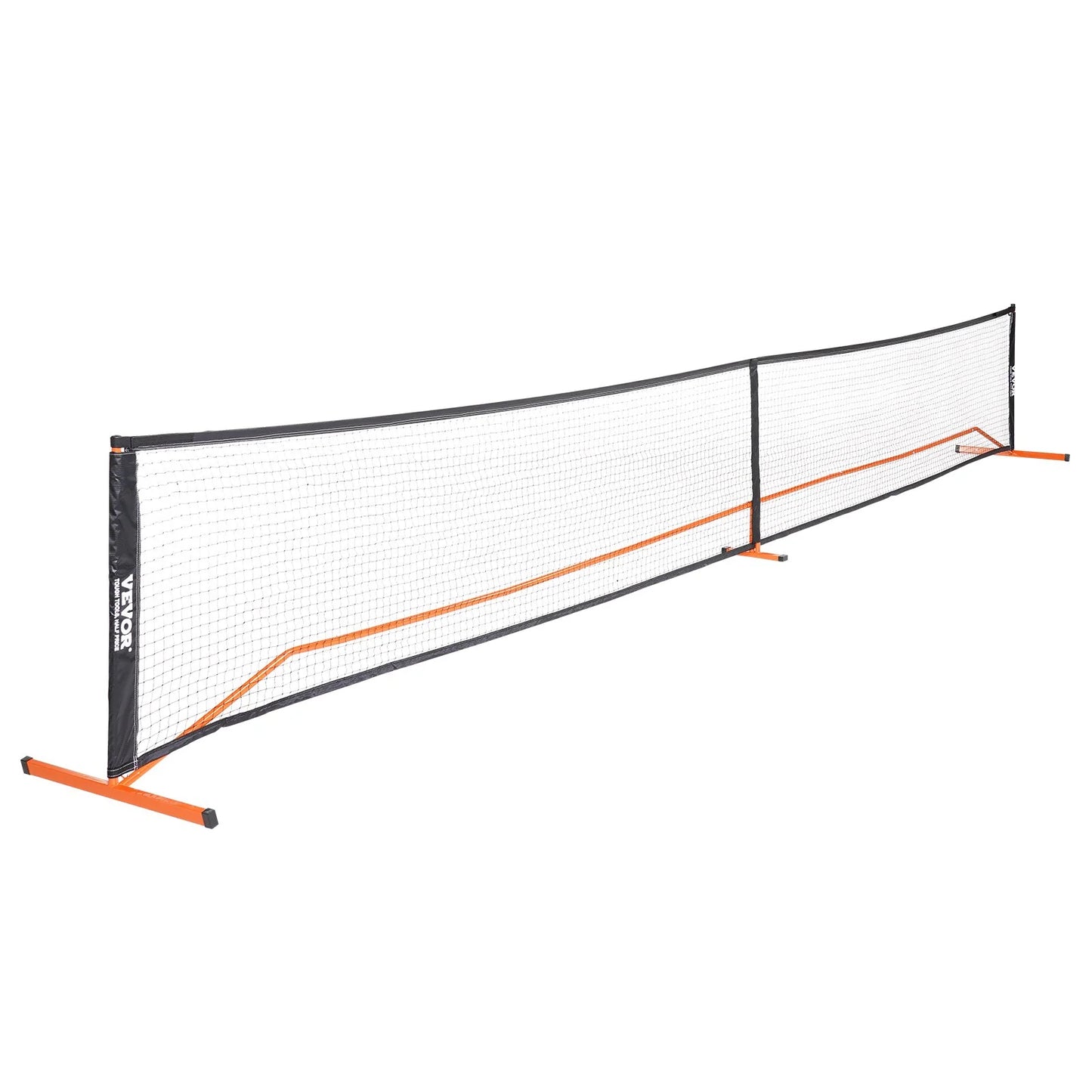 VEVOR 22FT Portable Pickleball Net Set - Complete System with Carrying Bag, Balls & Paddles for Ultimate Outdoor Fun