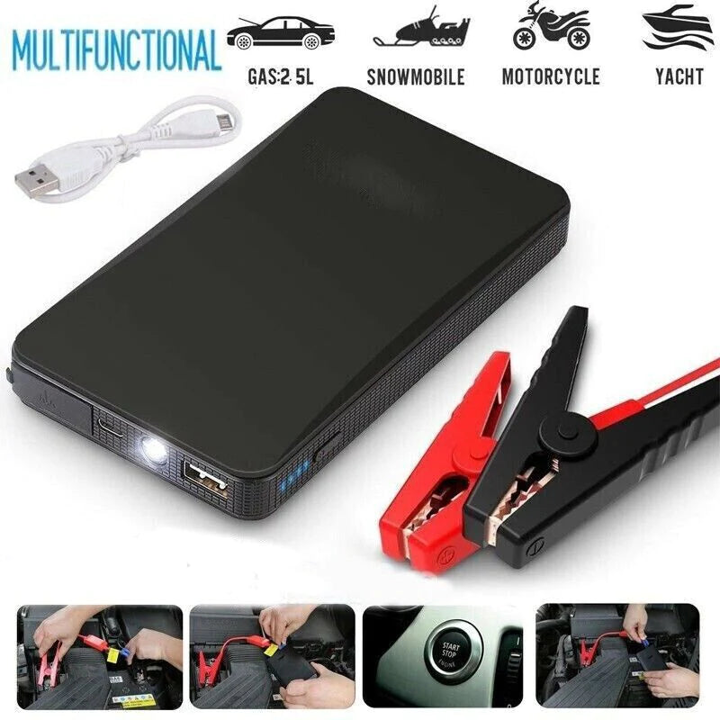 Ultra-Compact 20000mAh Car Jump Starter & Power Bank - The Essential Roadside Companion for Every Driver!
