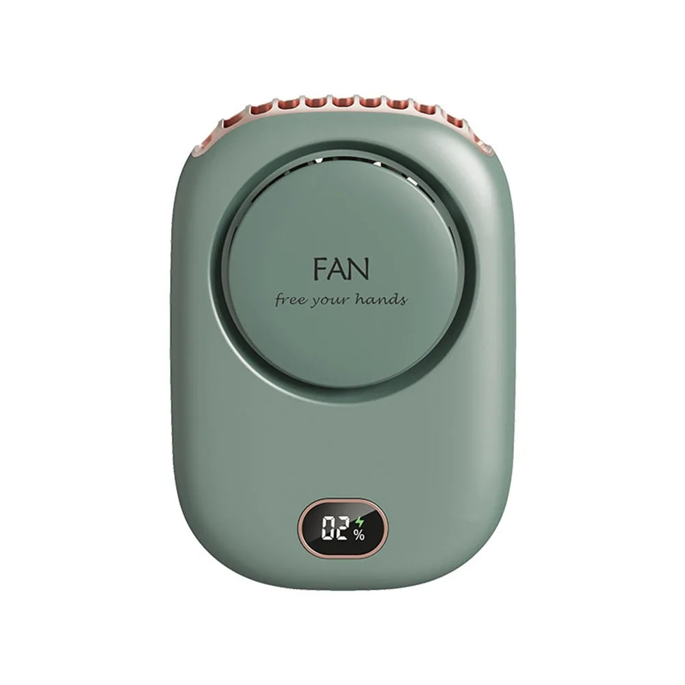 Stay Cool Anywhere with the Stylish Mini Portable Bladeless Neck Fan