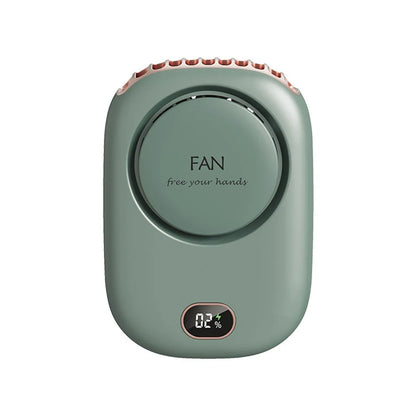 Stay Cool Anywhere with the Stylish Mini Portable Bladeless Neck Fan