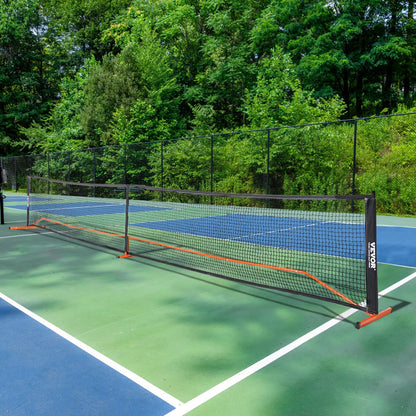 VEVOR 22FT Portable Pickleball Net Set - Complete System with Carrying Bag, Balls & Paddles for Ultimate Outdoor Fun