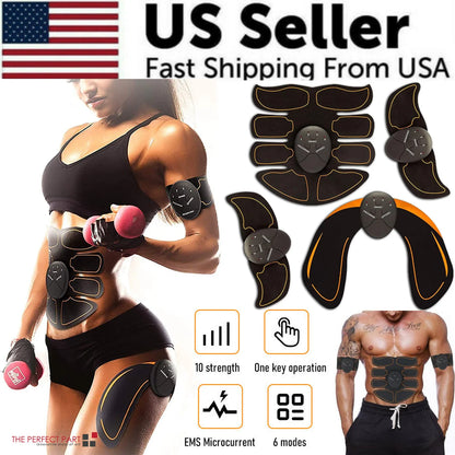 Revolutionary EMS Abdominal Muscle Toning Trainer - Achieve Your Dream Abs with Our Fitness Binder Gym Belt