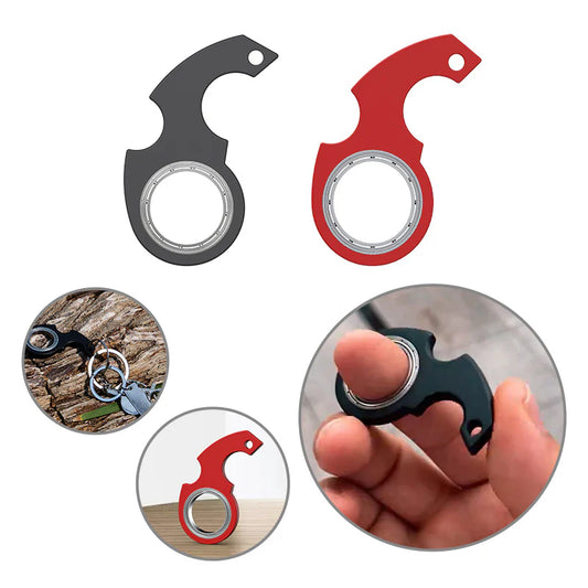 Creative Fidget Spinner Keychain - Anti-Anxiety Toy & Stress Reliever for Kids and Adults