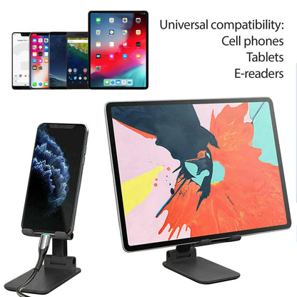 Adjustable Universal Tablet and Phone Stand - Perfect for Home, Office, and Travel