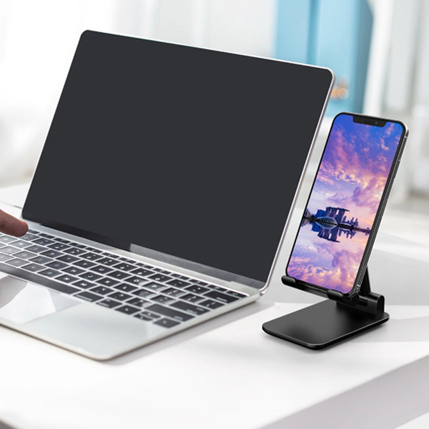 Adjustable Universal Tablet and Phone Stand - Perfect for Home, Office, and Travel