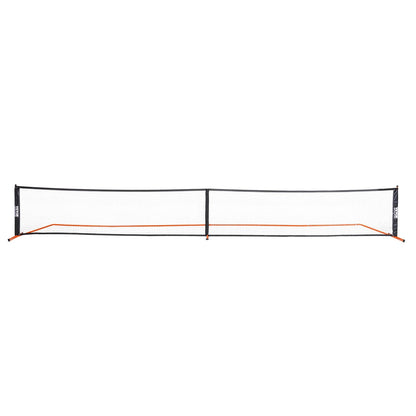 VEVOR 22FT Portable Pickleball Net Set - Complete System with Carrying Bag, Balls & Paddles for Ultimate Outdoor Fun