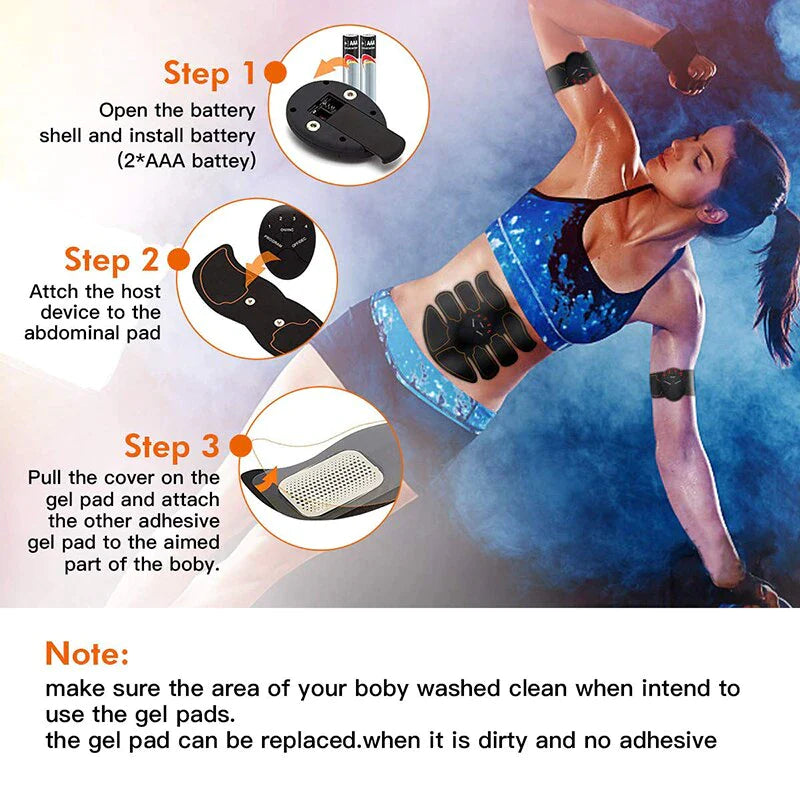 Revolutionary EMS Abdominal Muscle Toning Trainer - Achieve Your Dream Abs with Our Fitness Binder Gym Belt