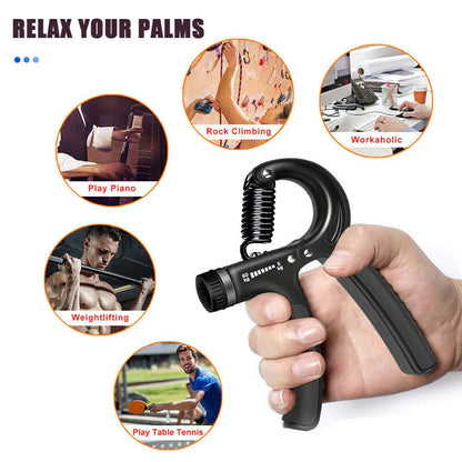 Adjustable Hand Grip Strengthener - Boost Your Grip Strength for Sports and Fitness