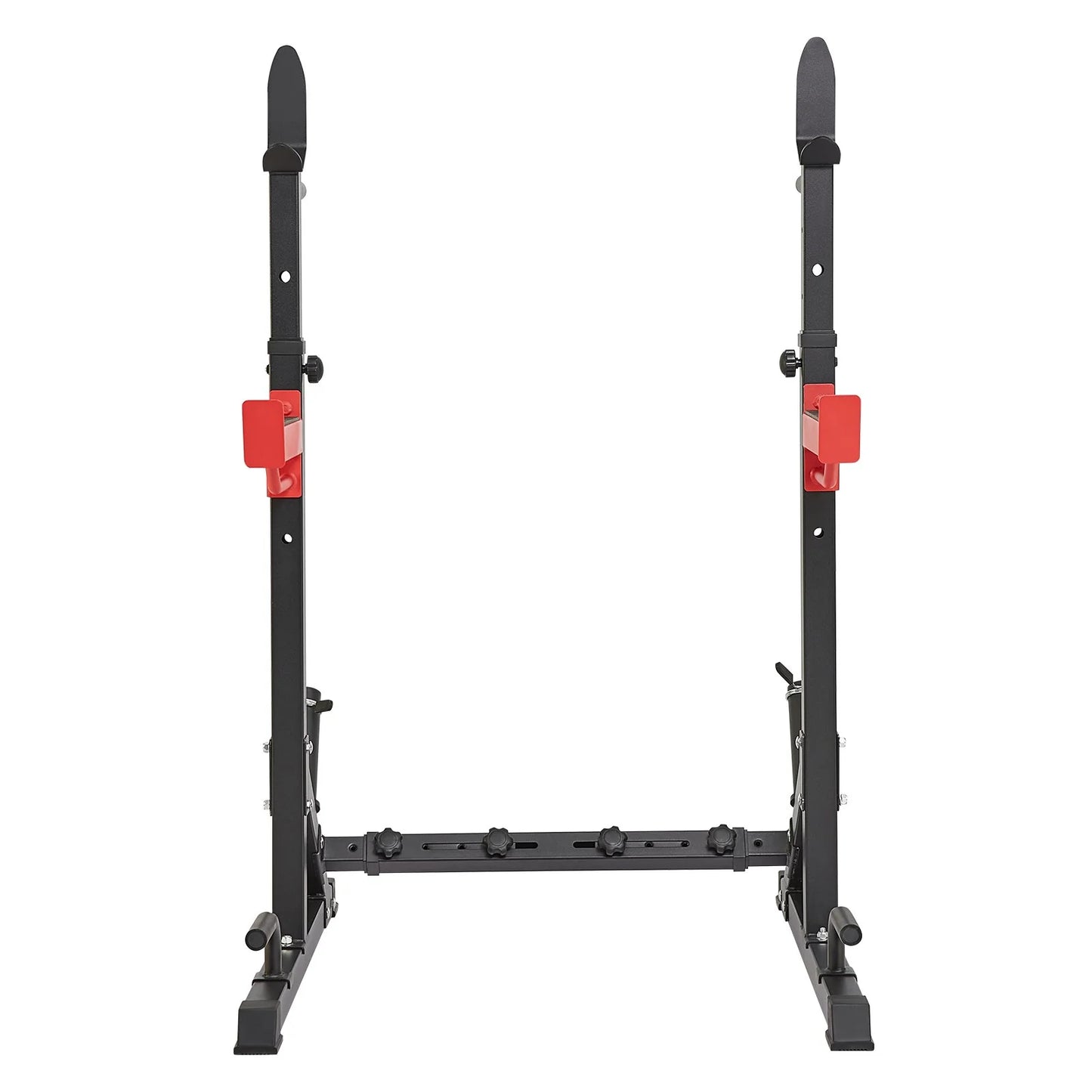 VEVOR Adjustable Squat Stand Power Rack - Multi-Functional Barbell Rack with Weight Plate Storage, Max Load 600 Lbs for Home and Gym Workouts