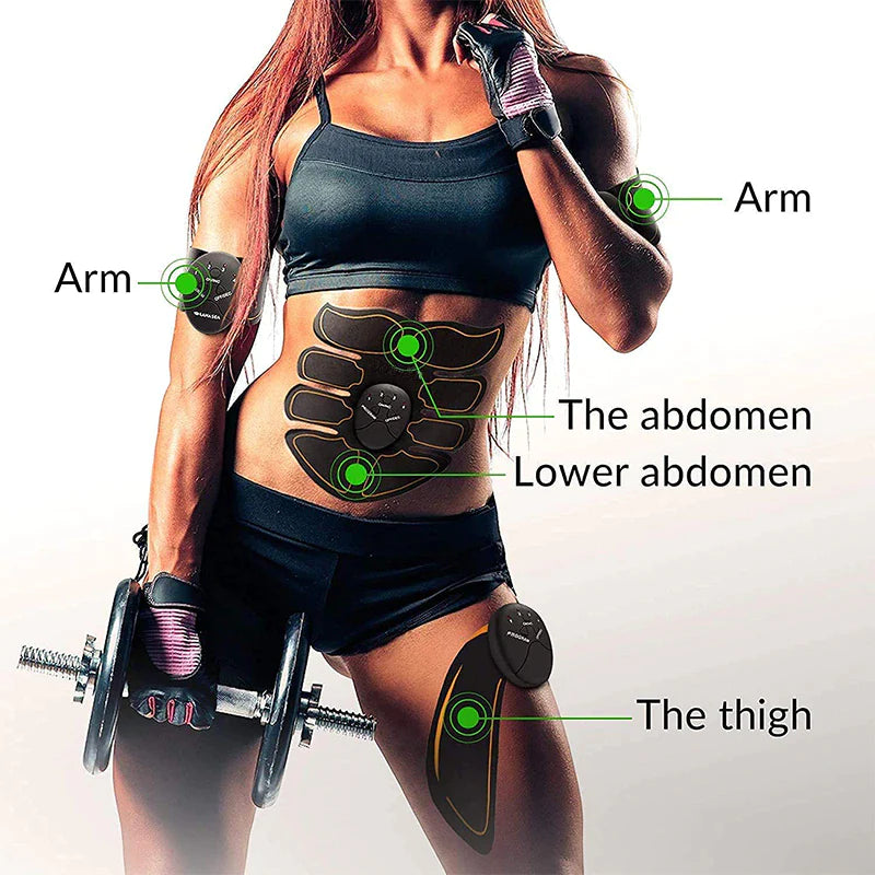 Revolutionary EMS Abdominal Muscle Toning Trainer - Achieve Your Dream Abs with Our Fitness Binder Gym Belt