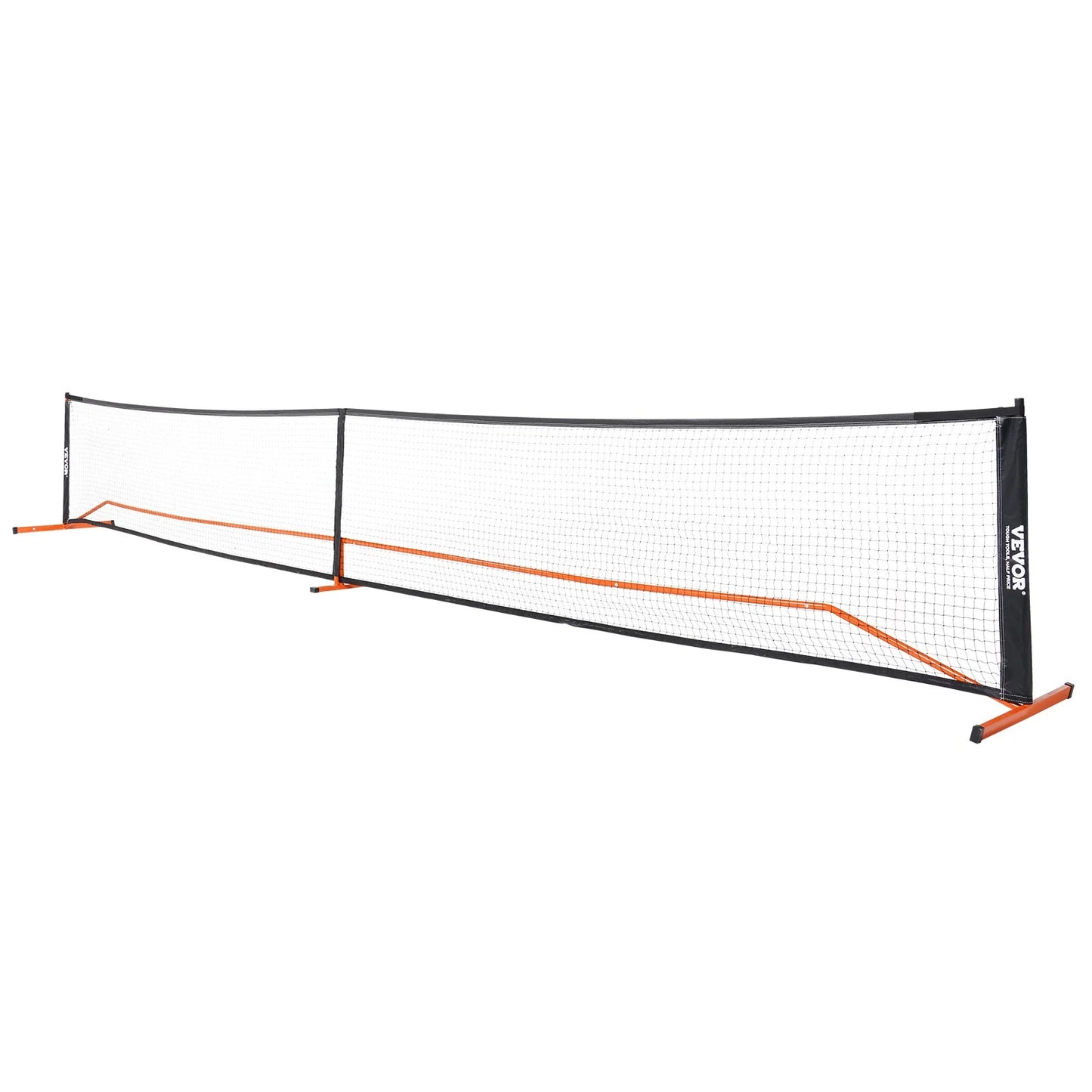 VEVOR 22FT Portable Pickleball Net Set - Complete System with Carrying Bag, Balls & Paddles for Ultimate Outdoor Fun