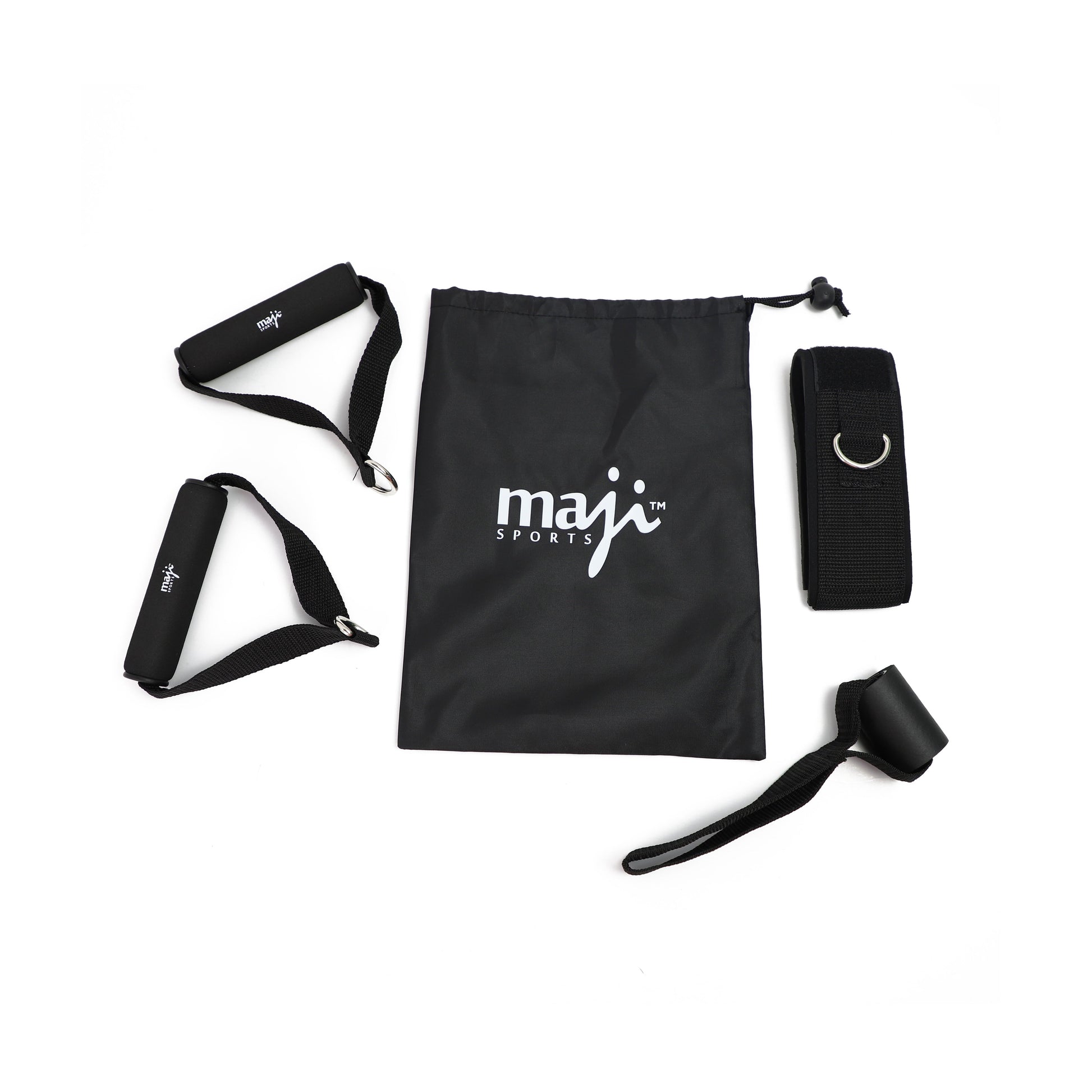Maji Sports Ultimate Full-Body Resistance Training Tube Kit for Home and On-the-Go Workouts