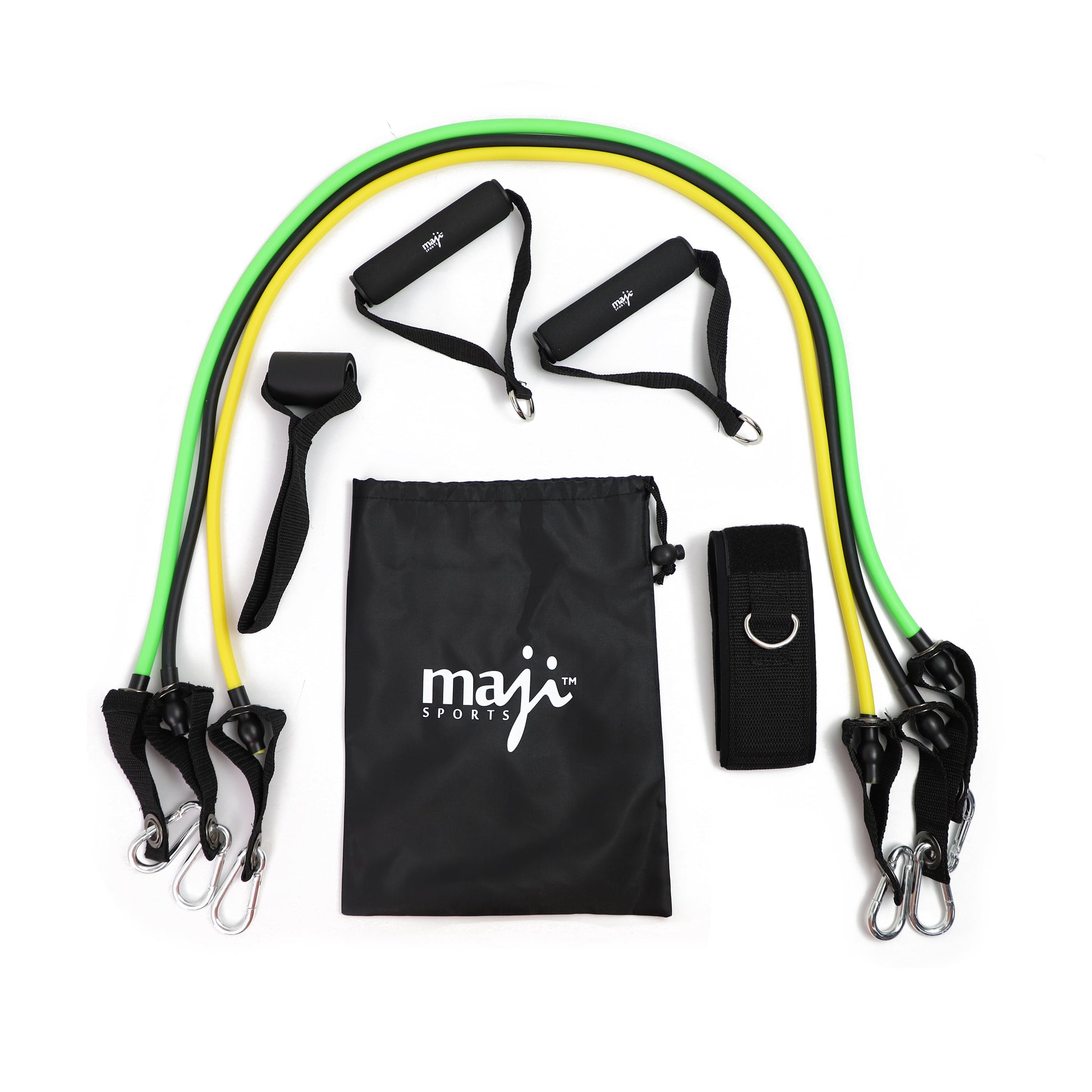Maji Sports Ultimate Full-Body Resistance Training Tube Kit for Home and On-the-Go Workouts
