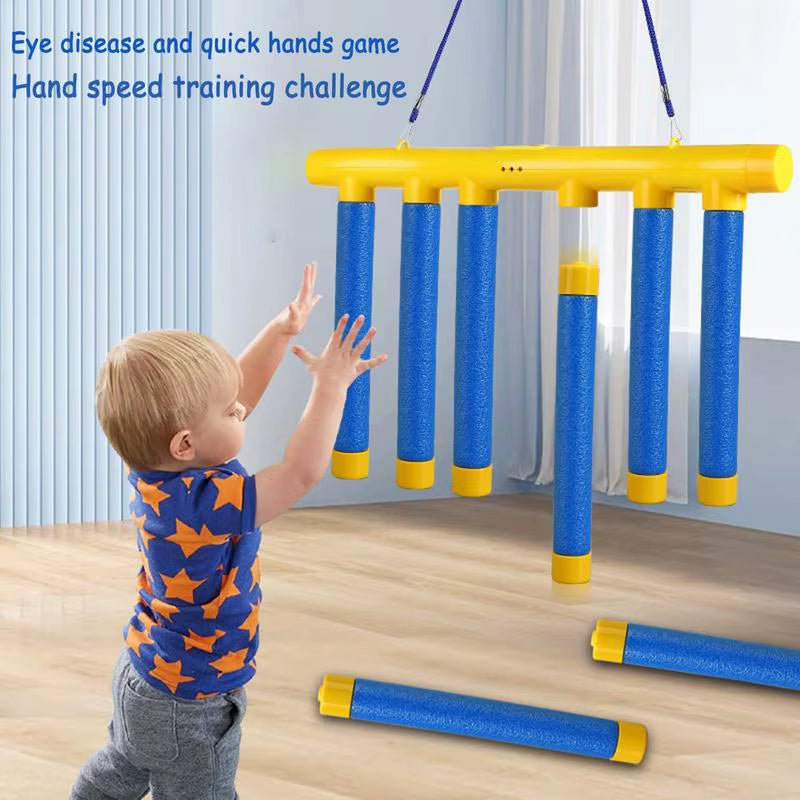 Exciting Challenge Falling Sticks Game - Enhance Kids' Reaction Skills with This Fun Parent-Child Interactive Toy