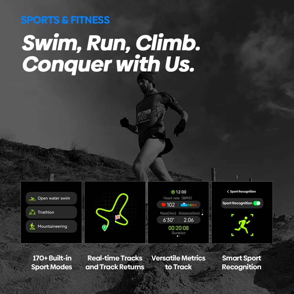Discover the Stratos 2 Ultra GPS Smart Watch: Your Ultimate Outdoor Companion with Built-In Compass, Barometric Altimeter, and Voice Calling - 10 ATM Water-Resistant!